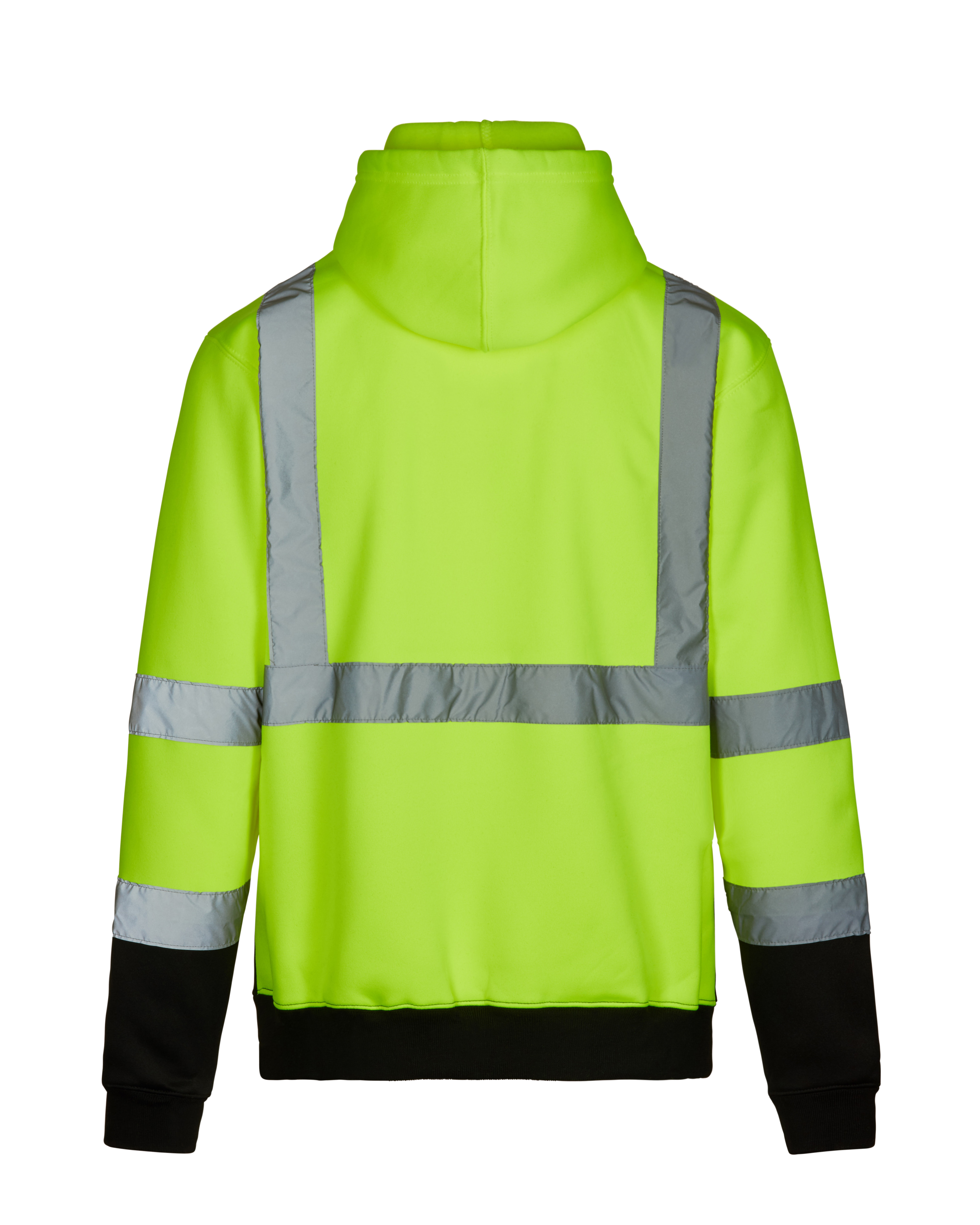 Picture of Max Apparel MAX620 Class 3 Full Zip Hoodie, Safety Green/Black